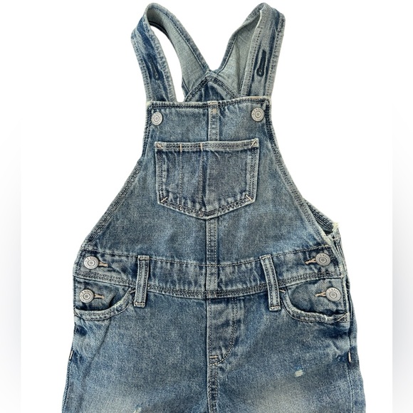 Distressed Acid-Wash Jean Overalls for
Girls | Old Navy - Picture 7 of 8
